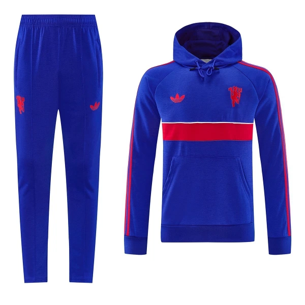 Manchester United Trainingspullover-Kit mit Kapuzenpullover 26/27 für Herren Blau Manchester United Trainingspullover-Kit mit Kapuzenpullover 26/27 für Herren Blau