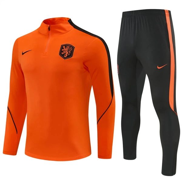 Niederlande Trainingspullover-Set 26/27 für Herren Orange