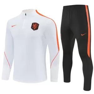 Niederlande Trainingspullover-Set 26/27 für Herren Weiß