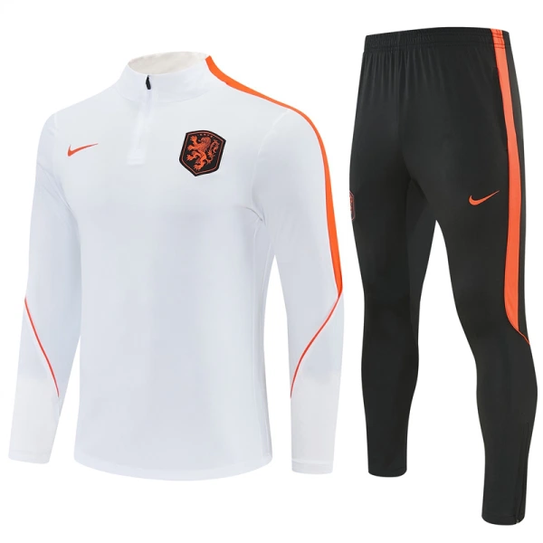 Niederlande Trainingspullover-Set 26/27 für Herren Weiß Niederlande Trainingspullover-Set 26/27 für Herren Weiß