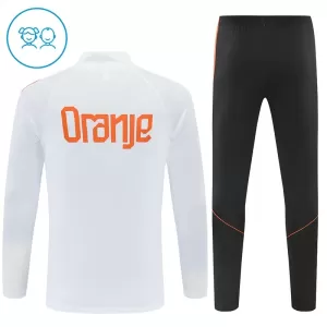 Niederlande Trainingspullover-Set 26/27 für Kinder Weiß