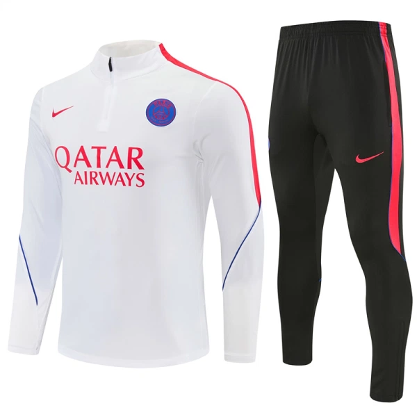 Paris Saint-Germain Trainingspullover-Set 26/27 für Herren Weiß Paris Saint-Germain Trainingspullover-Set 26/27 für Herren Weiß