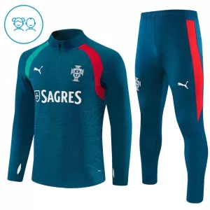 Portugal Trainingspullover-Set 26/27 für Kinder Blau