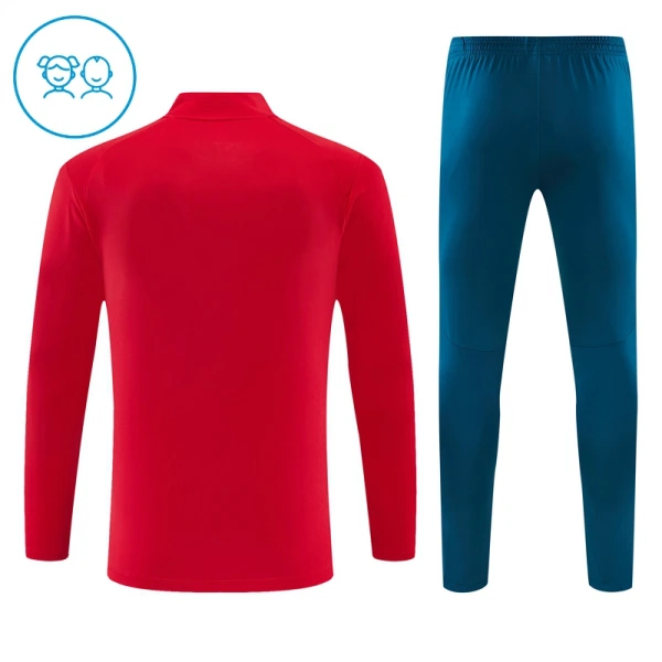Portugal Trainingspullover-Set 26/27 für Kinder Rot
