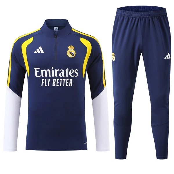 Real Madrid Trainingspullover-Set 26/27 für Herren Blau