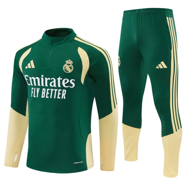 Real Madrid Trainingspullover-Set 26/27 für Herren Grün Real Madrid Trainingspullover-Set 26/27 für Herren Grün