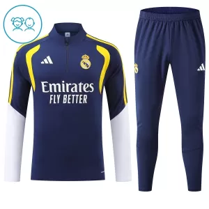 Real Madrid Trainingspullover-Set 26/27 für Kinder Blau