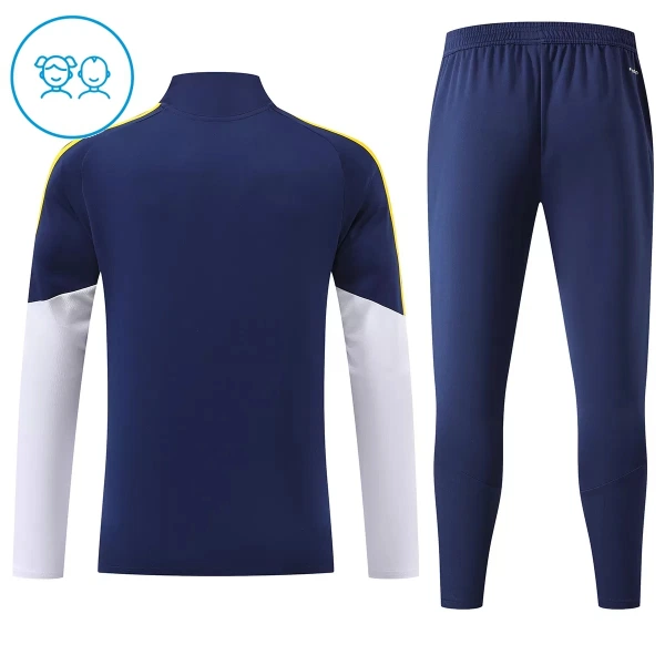 Real Madrid Trainingspullover-Set 26/27 für Kinder Blau