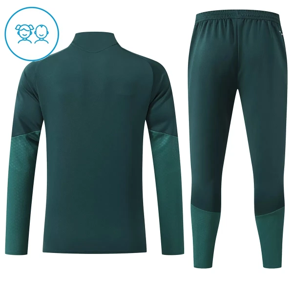 Real Madrid Trainingspullover-Set 26/27 für Kinder Grün