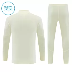 Real Madrid Trainingspullover-Set 26/27 für Kinder Weiß