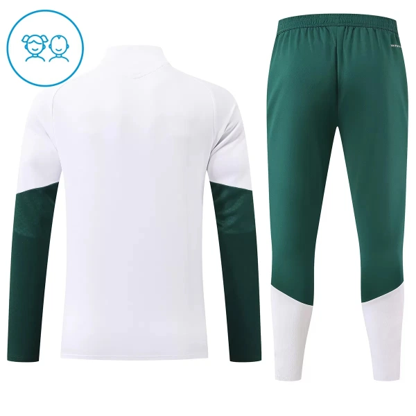 Real Madrid Trainingspullover-Set 26/27 für Kinder Weiß