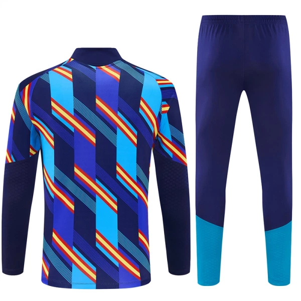 Spanien Trainingspullover-Set 26/27 für Herren Blau