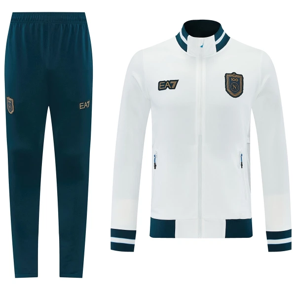 SSC Napoli Trainingsjackenanzüge 26/27 für Herren Weiß SSC Napoli Trainingsjackenanzüge 26/27 für Herren Weiß
