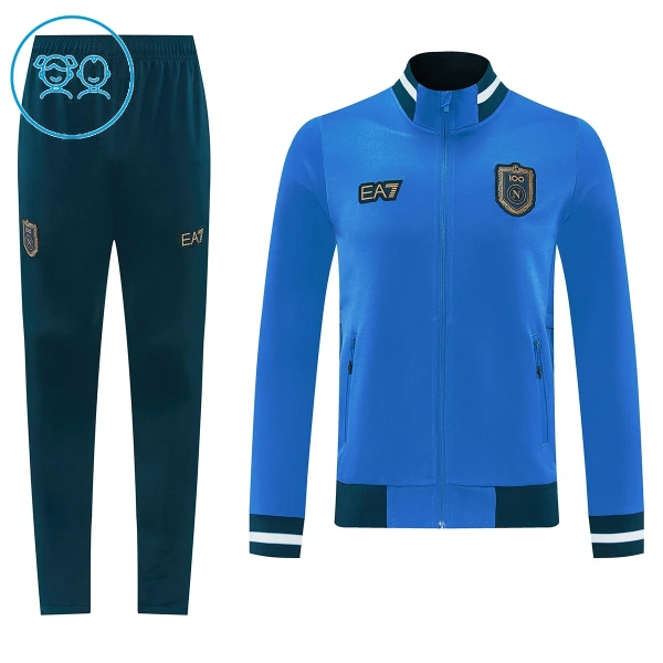 SSC Napoli Trainingsjackenanzüge 26/27 für Kinder Blau SSC Napoli Trainingsjackenanzüge 26/27 für Kinder Blau