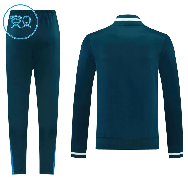 SSC Napoli Trainingsjackenanzüge 26/27 für Kinder Navy