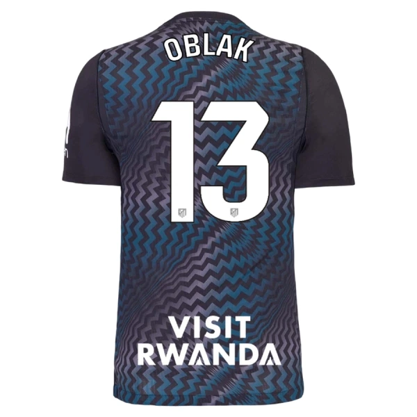 Atlético Madrid Jan Oblak 13 Torwart Trikot 26/27 für Herren Schwarz Atlético Madrid Jan Oblak 13 Torwart Trikot 26/27 für Herren Schwarz