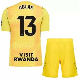 Atlético Madrid Jan Oblak 13 Torwart Trikot 26/27 für Kinder Gelb