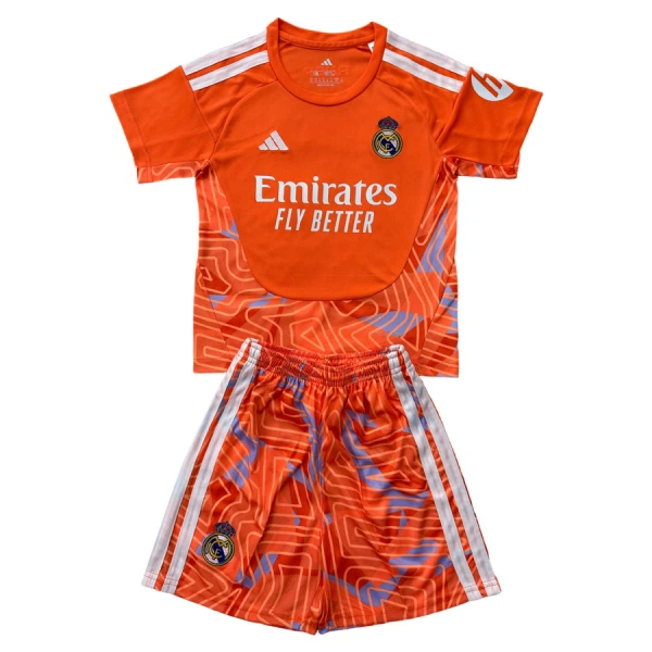 Real Madrid Torwart Trikot 26/27 für Kinder Orange