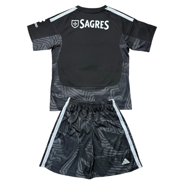 SL Benfica Torwart Trikot 26/27 für Kinder Schwarz