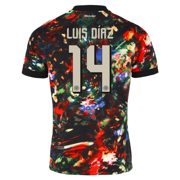 FC Bayern München Luis Díaz 14 Oktoberfest Trikot 26/27 für Herren FC Bayern München Luis Díaz 14 Oktoberfest Trikot 26/27 für Herren