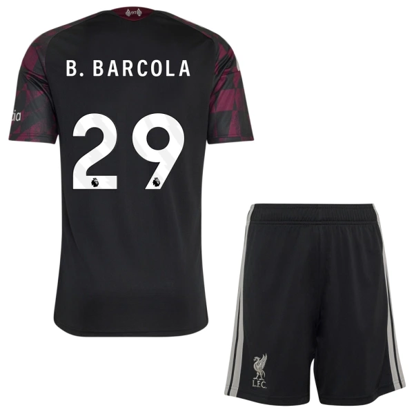 Liverpool B. Barcola 29 Ausweichtrikot 26/27 für Kinder Liverpool B. Barcola 29 Ausweichtrikot 26/27 für Kinder