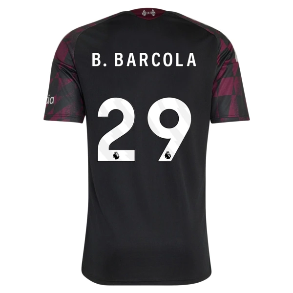 Liverpool B. Barcola 29 Ausweichtrikot 26/27 für Kinder
