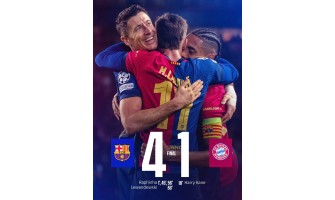 Nach neun Jahren hat Barcelona endlich den Bundesliga-Oberherrn Bayern mit Stolz besiegt Nach neun Jahren hat Barcelona endlich den Bundesliga-Oberherrn Bayern mit Stolz besiegt