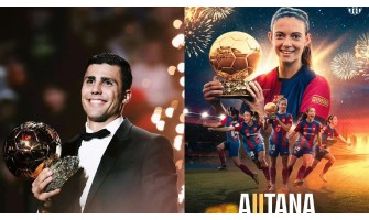 Der Ballon d'Or-Gewinner der Männer Rodri und die Gewinnerin der Frauen Bombati sind beide zukünftige Stars der Fußballwelt Der Ballon d'Or-Gewinner der Männer Rodri und die Gewinnerin der Frauen Bombati sind beide zukünftige Stars der Fußballwelt