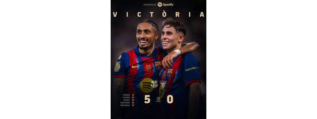 Barcelonas jugendlicher Sturm in Rot und Blau: Ein überzeugender 5:0-Sieg läutet eine neue Ära der Stars ein