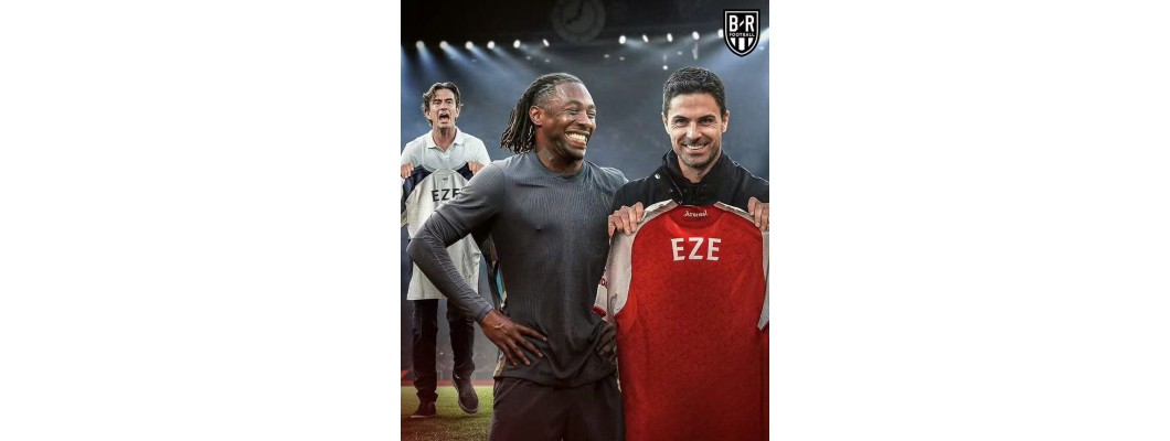 Arsenal schnappt sich Tottenham und verpflichtet offensiven Mittelfeldspieler Eze. Arsenal schnappt sich Tottenham und verpflichtet offensiven Mittelfeldspieler Eze.