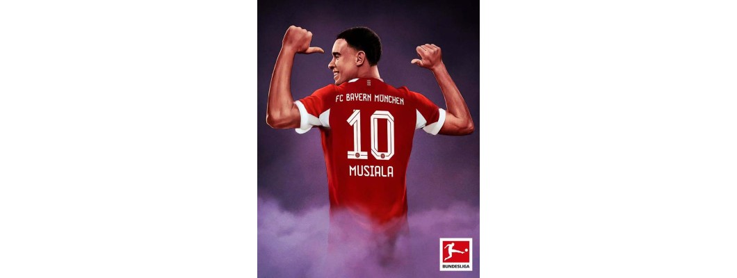 Musiala wird Bayern-Trikot Nr. 10. Musiala wird Bayern-Trikot Nr. 10.
