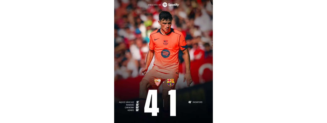Ein zehnjähriger Fluch endet mit Sevillas 4:1-Sieg über Barcelona. Ein zehnjähriger Fluch endet mit Sevillas 4:1-Sieg über Barcelona.