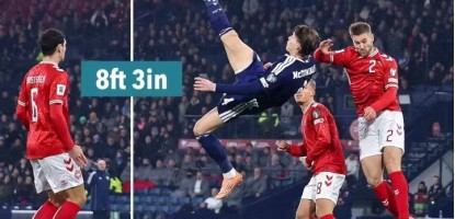 Zwei atemberaubende Tore in der Nachspielzeit bescherten Schottland einen 4:2-Comebacksieg gegen Dänemark.