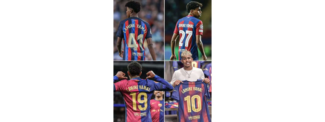 Yamal übernimmt offiziell das Barcelona-Trikot mit der Nummer 10 Yamal übernimmt offiziell das Barcelona-Trikot mit der Nummer 10