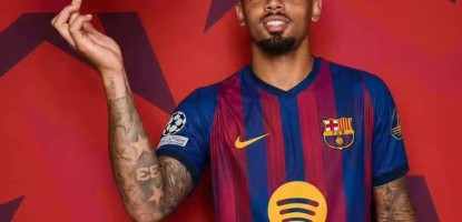 Jesus tauschte sein rot-weißes Trikot gegen blau-rot.