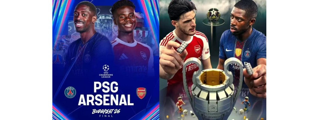 PSG und Arsenal treffen im Champions-League-Finale aufeinander PSG und Arsenal treffen im Champions-League-Finale aufeinander